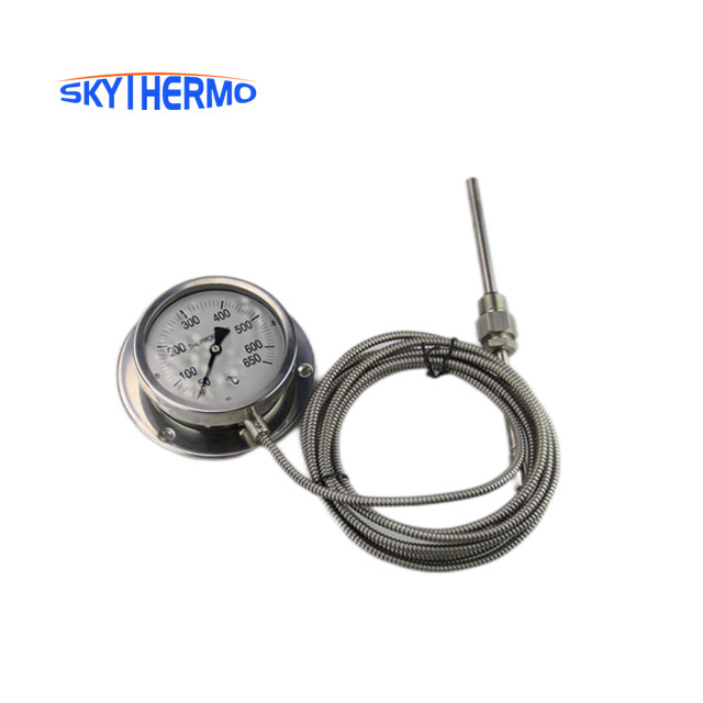 stainless steel oven capillary thermometer