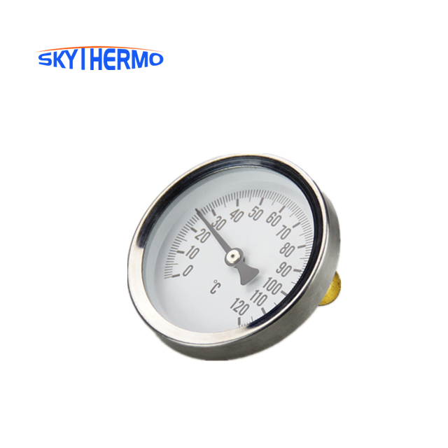 Stainless Steel Surface Pipe Spring Clip-on Thermometer Temperature Gauge  63mm 0/120 Degree Thermal Pas PTSP - Buy Stainless Steel Surface Pipe  Spring Clip-on Thermometer Temperature Gauge 63mm 0/120 Degree Thermal Pas  PTSP